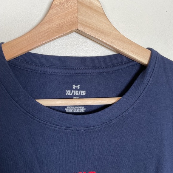 Under Armour‎ Saint Mary's College T-Shirt Graphic Navy Tee XL - Picture 2 of 8